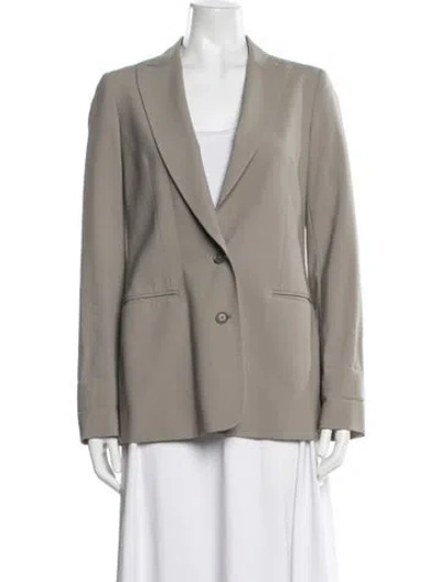 Pre-owned Vince Wool Blazer In Grey