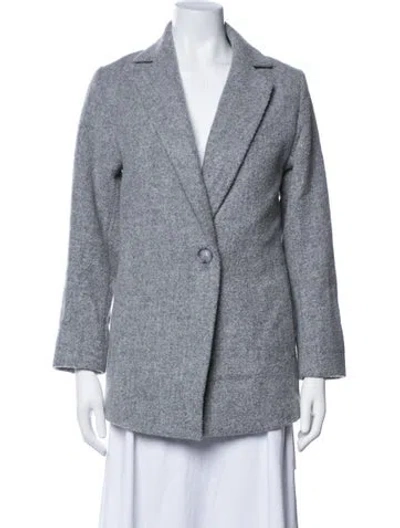 Pre-owned Vince Wool Blazer In Grey
