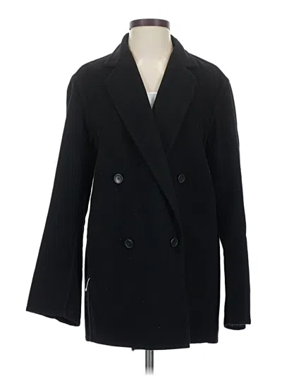 Pre-owned Vince Wool Blazer Jacket In Black