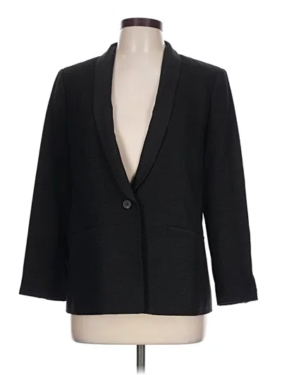 Pre-owned Vince Wool Blazer Jacket In Black
