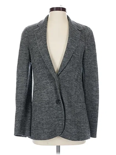 Pre-owned Vince Wool Blazer Jacket In Gray