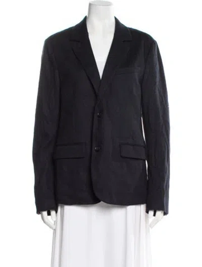 Pre-owned Vince Wool Blazer W/ Tags In Blue