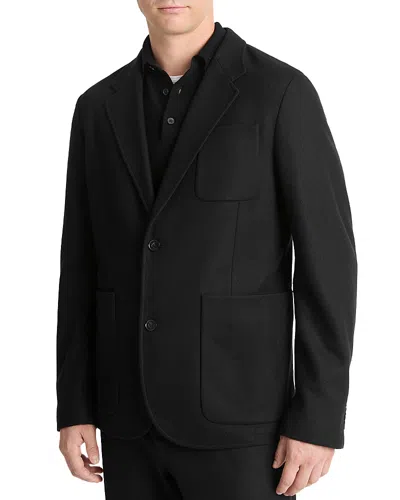 Vince Wool Blend Blazer In Black