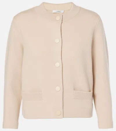 Vince Wool-blend Cardigan In Neutrals