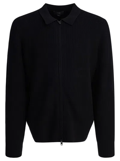 Vince Wool Blend Cardigan Knitwear Black
