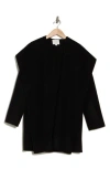 Vince Wool Blend Coat In Black