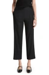Vince Wool Blend Easy Crop Pants In Black