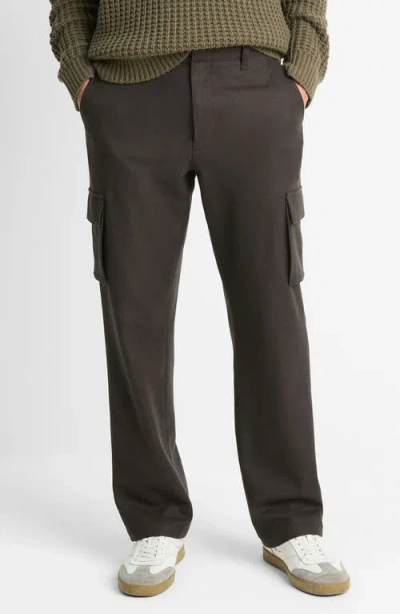 VINCE VINCE WOOL BLEND FLANNEL CARGO PANTS