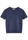 Vince Wool-blend Jumper In Dark Blue