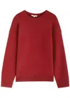 Shop Vince Wool-blend Jumper In Red