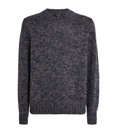 VINCE WOOL-BLEND MARL SWEATER