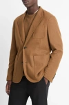 Vince Men's Wool-blend Solid Blazer In Vicuna
