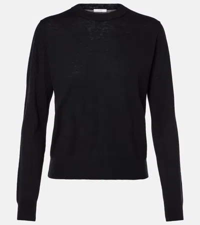Vince Wool-blend Sweater In Black