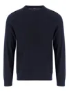 Vince Wool Blend Sweater In Blue