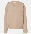 Vince Wool-blend Sweater In Brown