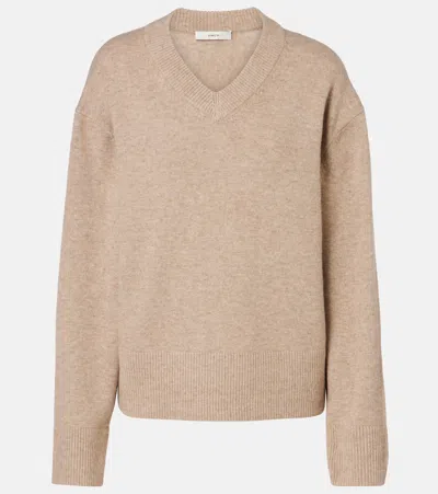 Vince Wool-blend Sweater In Brown