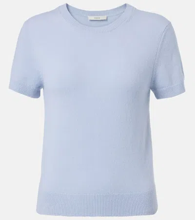 Vince Wool-blend Top In Blue