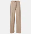 Vince Wool-blend Wide-leg Pants In Sand