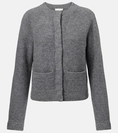 Vince Wool Cardigan In Gray