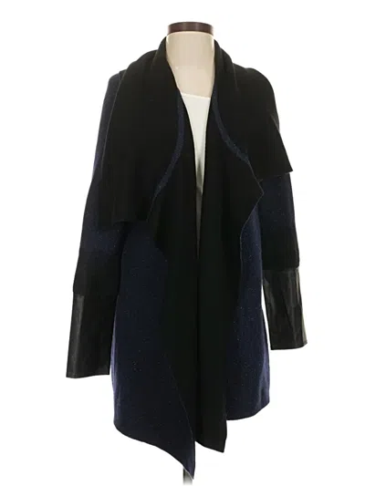 Pre-owned Vince Wool Cardigan Sweater In Black