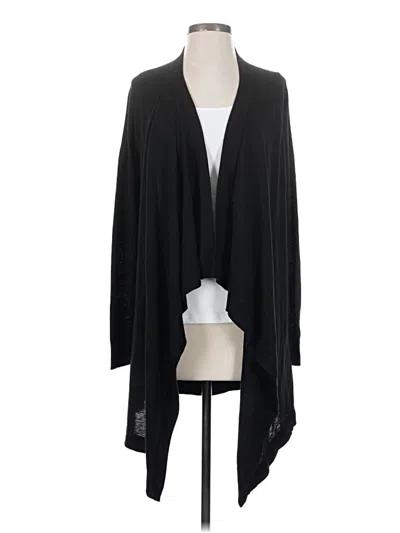 Pre-owned Vince Wool Cardigan Sweater In Black