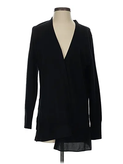Pre-owned Vince Wool Cardigan Sweater In Black
