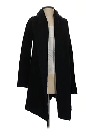 Pre-owned Vince Wool Cardigan Sweater In Black