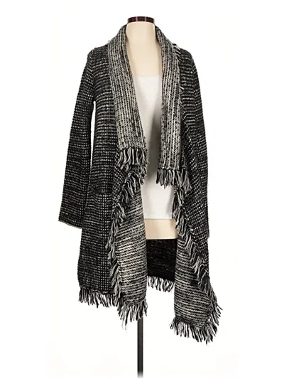 Pre-owned Vince Wool Cardigan Sweater In Black