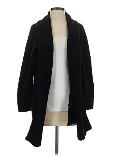Pre-owned Vince Wool Cardigan Sweater In Black