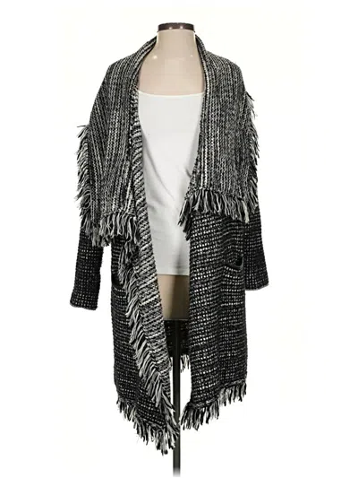 Pre-owned Vince Wool Cardigan Sweater In Gray