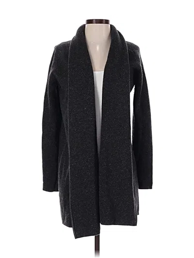 Pre-owned Vince Wool Cardigan Sweater In Gray