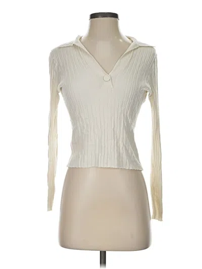 Pre-owned Vince Wool Cardigan Sweater In Ivory