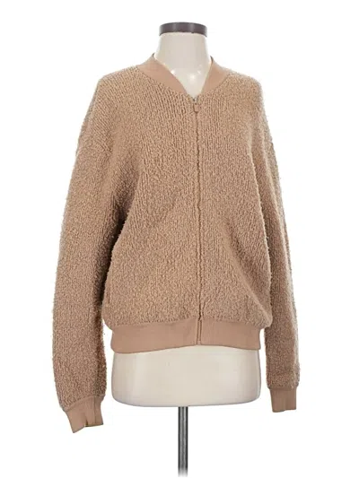 Pre-owned Vince Wool Cardigan Sweater In Tan