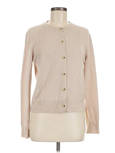 Pre-owned Vince Wool Cardigan Sweater In Tan