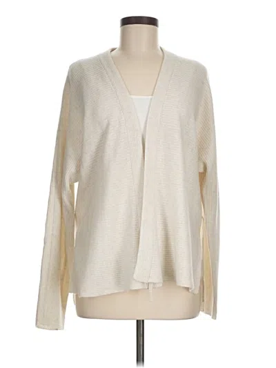 Pre-owned Vince Wool Cardigan Sweater In White