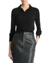 Vince Collared Sweater In Black