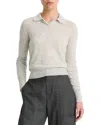 Vince Collared Sweater In Grey