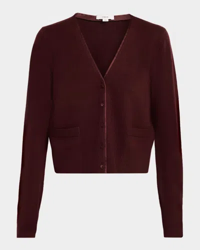 VINCE WOOL-CASHMERE CARDIGAN
