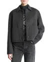 Vince Wool Cashmere Jacket In Black