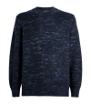 VINCE WOOL-CASHMERE SPECKLED SWEATER