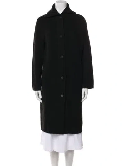 Pre-owned Vince Wool Coat In Black