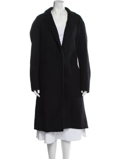 Pre-owned Vince Wool Coat In Black