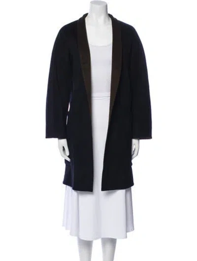 Pre-owned Vince Wool Coat In Black