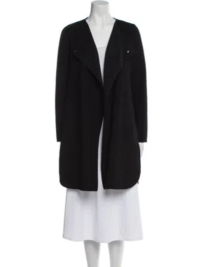 Pre-owned Vince Wool Coat In Black