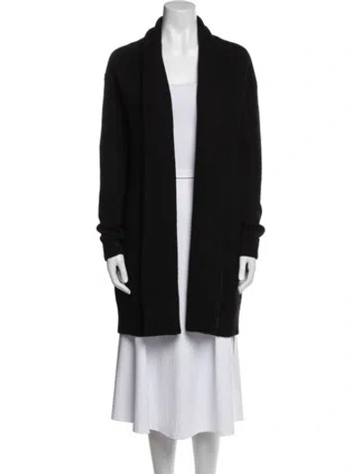 Pre-owned Vince Wool Coat In Black