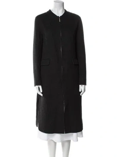 Pre-owned Vince Wool Coat In Black