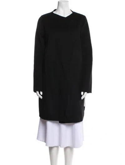 Pre-owned Vince Wool Coat In Black