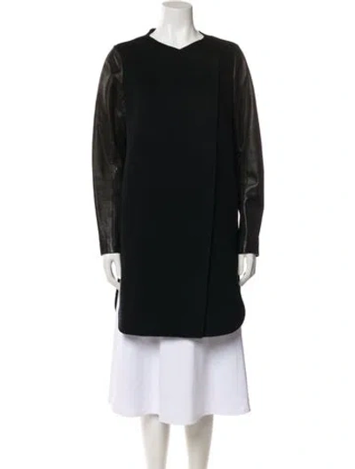 Pre-owned Vince Wool Coat In Black