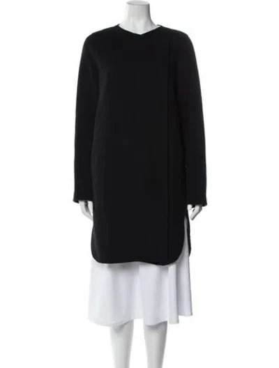 Pre-owned Vince Wool Coat In Black