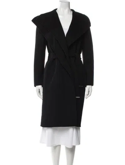 Pre-owned Vince Wool Coat In Black